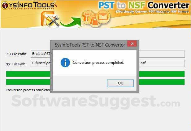 PST to NSF Converter Small Screenshot 4